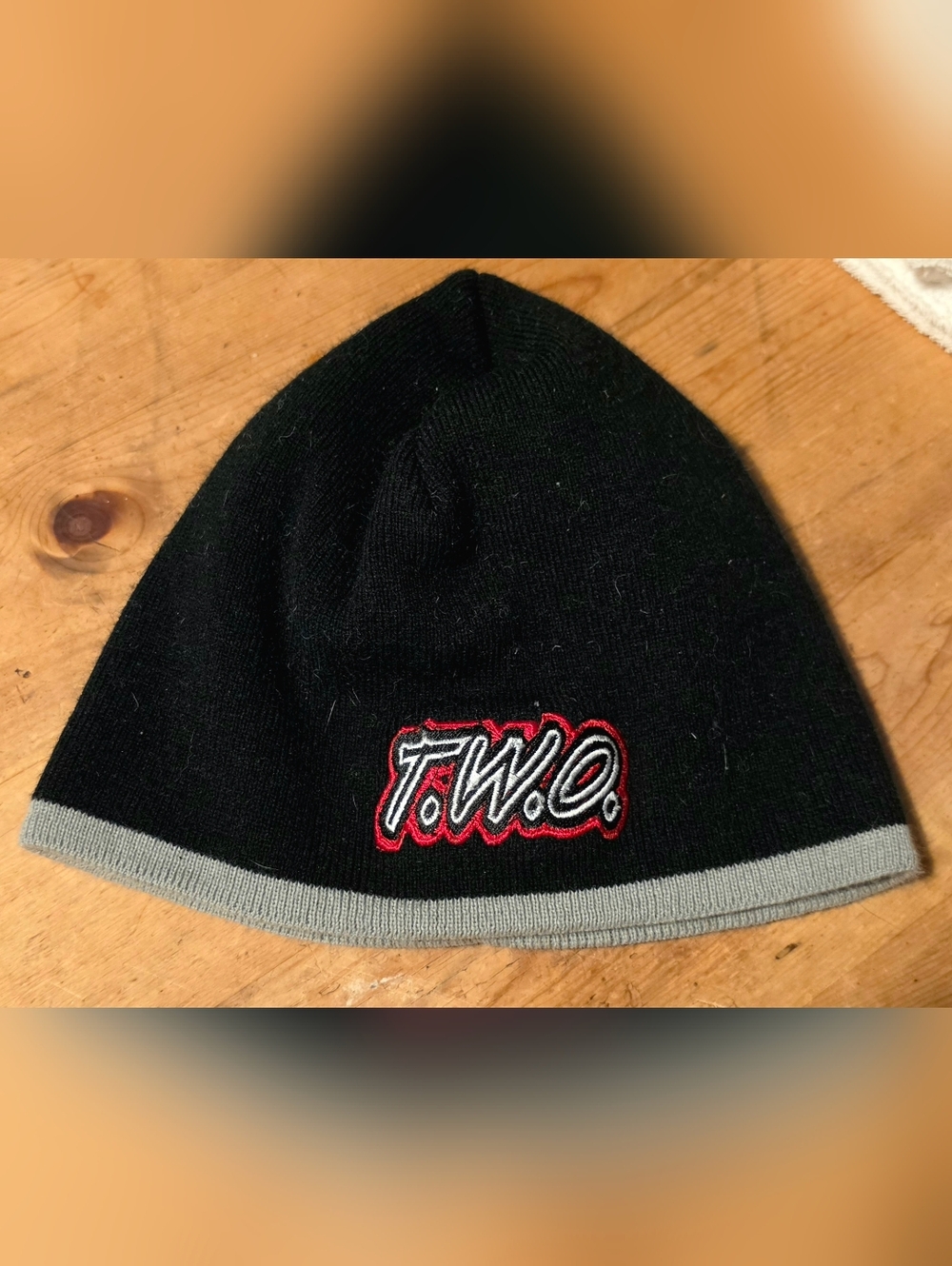 Vintage T.W.O. Two Wheel Obsession Knit Hat Beanie MX Motorcycles
